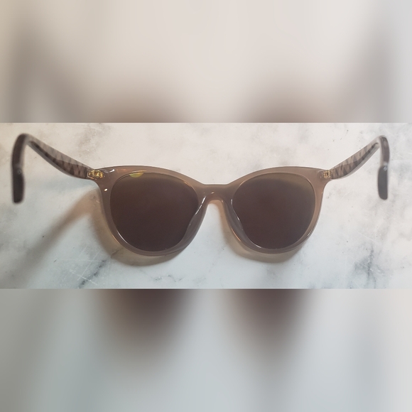 RALPH Ralph Lauren Sunglasses Caramel Transparent Plaid 5294U - Picture 6 of 9